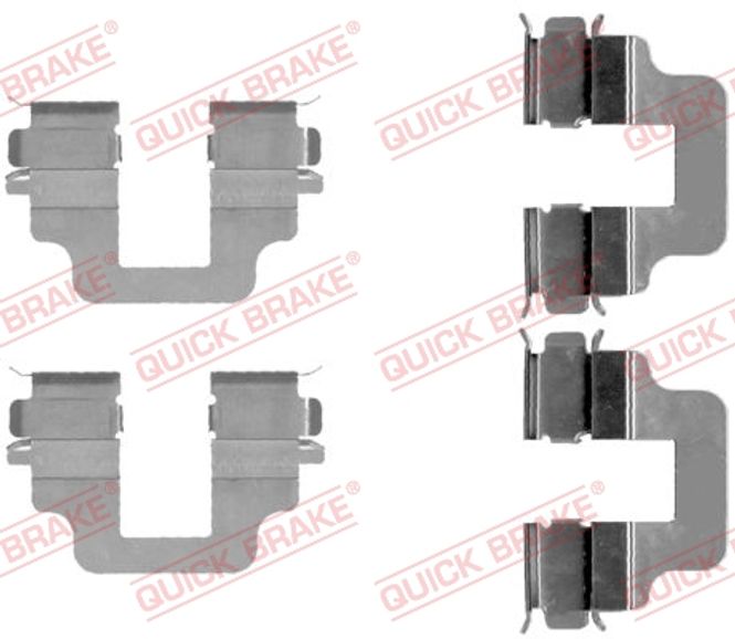 Hovedbilde Quick 109-1712 Monteringssett bremseklosser bak