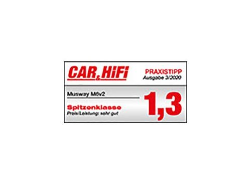 Musway 6-kanals DSP forsterker 630W RMS