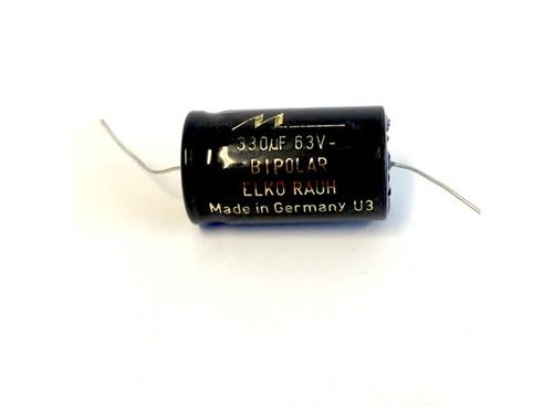 Mundorf EK330 elektrolytt kondensator 330µF 63V bipolar