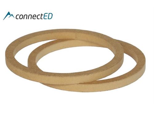 ConnectED EDUN1219 MDF høyttaleradaptere (165mm) Universale (12mm dybde)