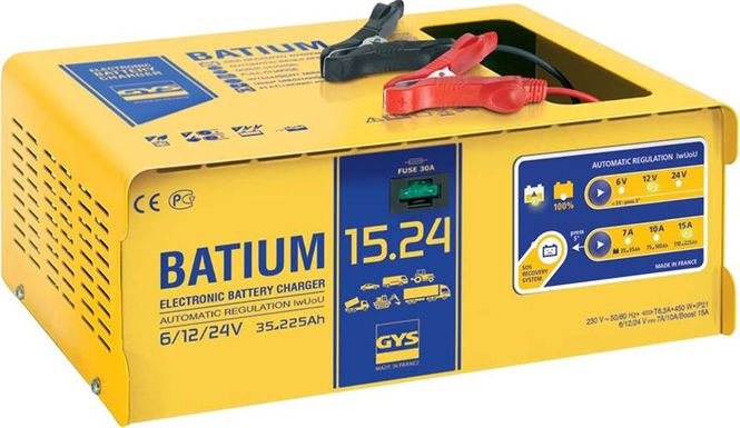 Hovedbilde Batterilader Auto/Recover 22A 6/12/24V 35-225Ah