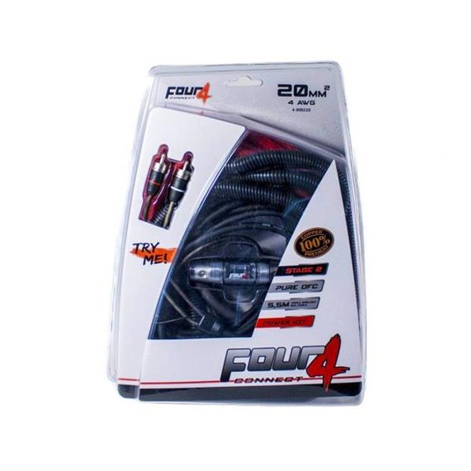 Hovedbilde 4 Connect 4-800220 STAGE2 20mm2 kabelkit 100% ren kobber
