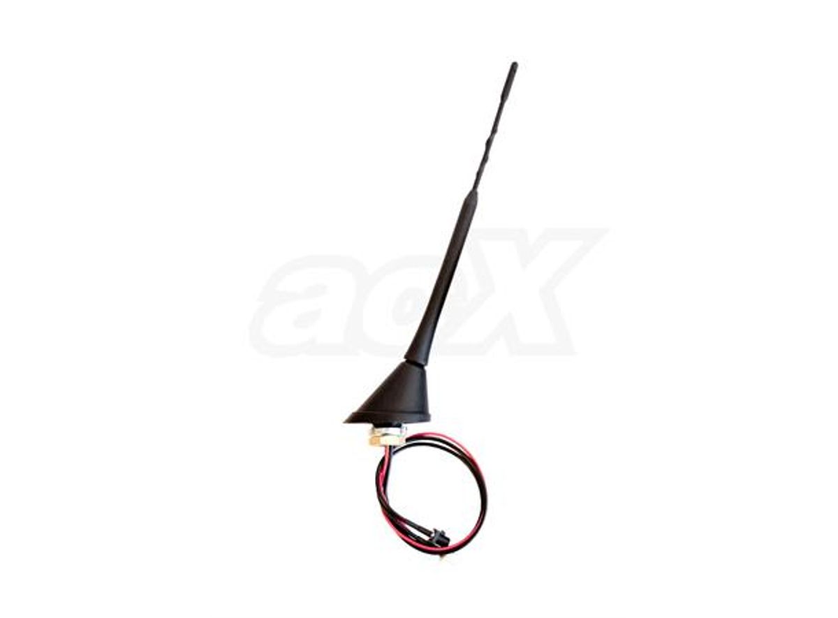 ACX Aktiv 16V tak antenne DAB+ FM 70 grader, 5m kabel