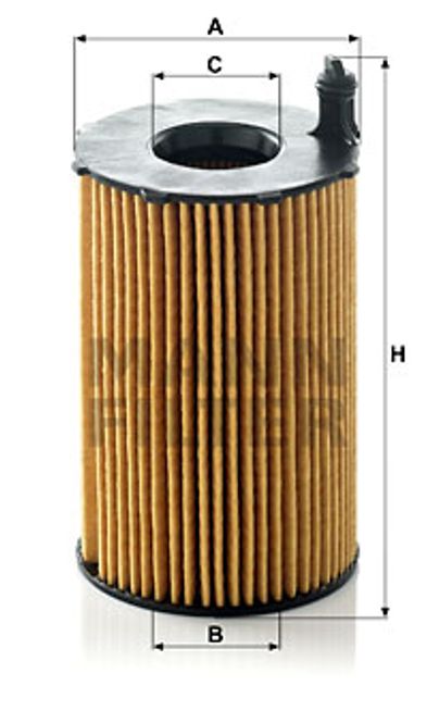 Hovedbilde Oljefilter innsats Porsche VAG MANN-Filters