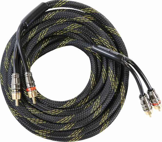 Hovedbilde Ground Zero GZCC 1.0X-TP 1,0 meter  Premium RCA kabel