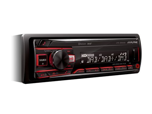 Alpine UTE-204DAB hovedenhet 4x50W DAB+ Bluetooth USB AUX