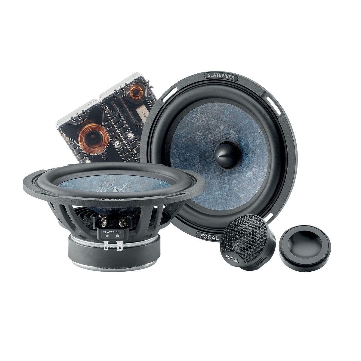 Focal 165SF Slatefiber 6,5” 2-veis komponentsystem 4 Ohm