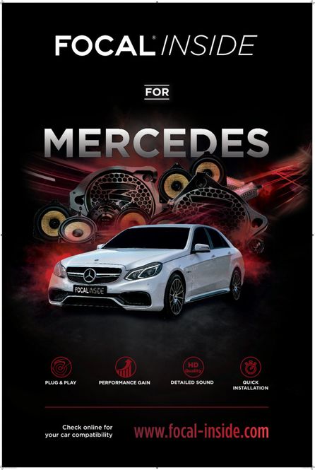 Hovedbilde Focal ICC MBZ 100 Plug & Play Flax Senter høyttaler Mercedes