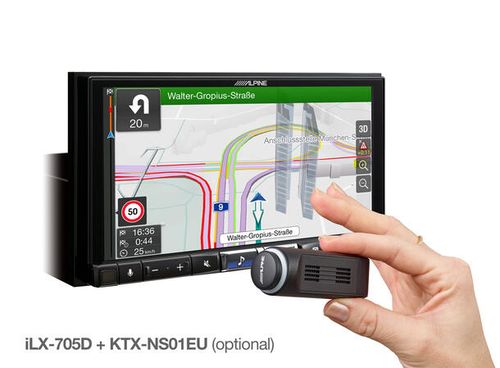 Alpine iLX-705DM multimediastasjon 7