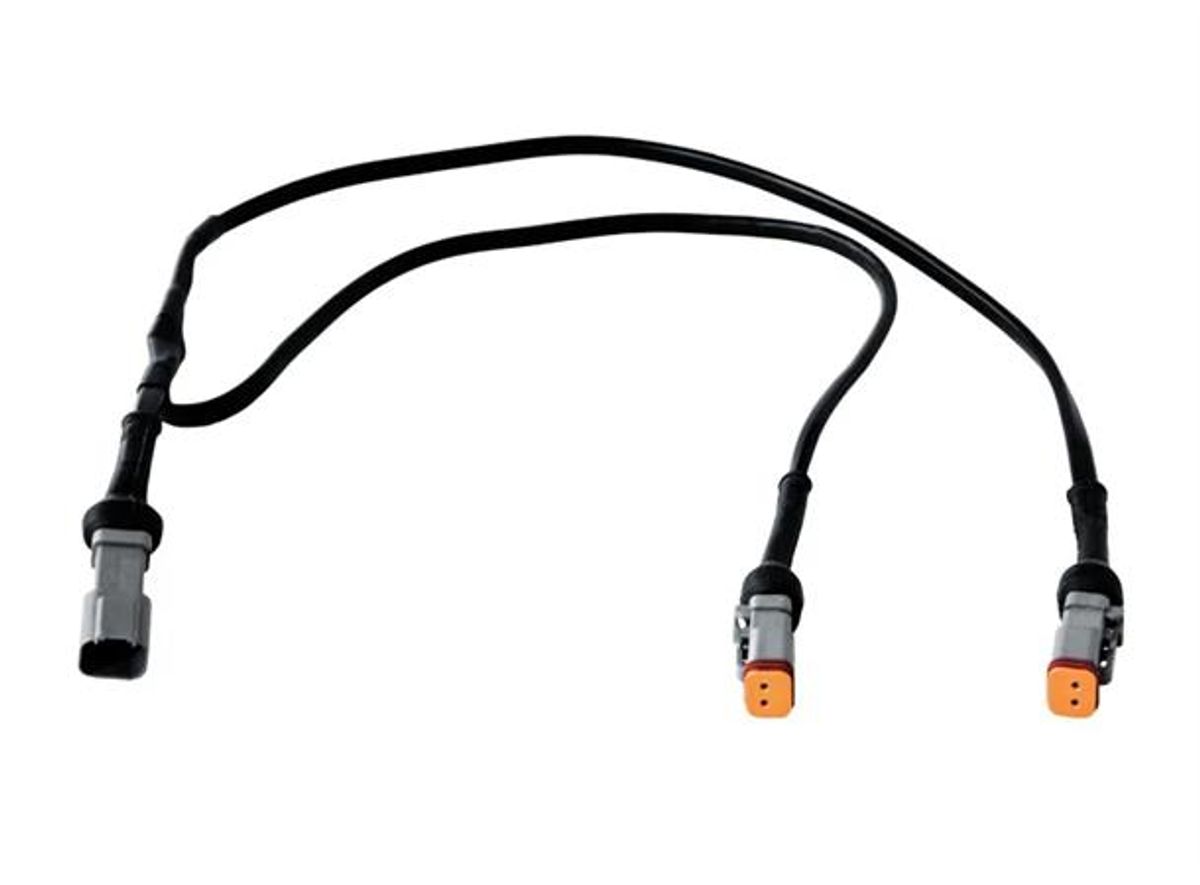 Strands DT-Y splitter med 1 stk DT-2 han til 2 stk DT-2