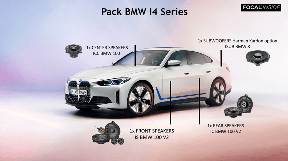 Focal IC BMW 100 V2 Plug & Play coaxialsett