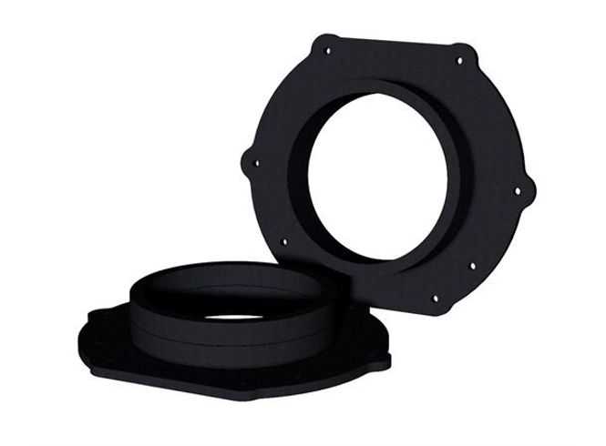 Hovedbilde ConnectED EDAU1213 MDF høyttaleradaptere (165mm) Audi Q7 (2015 -->) foran