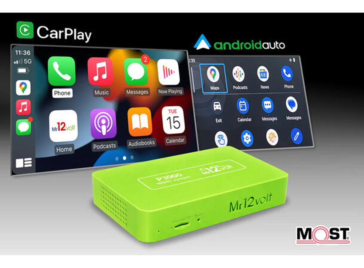 Mr12volt P3000-PM31 Apple CarPlay & Android Auto adapter Porsche PCM 3.1 MOST