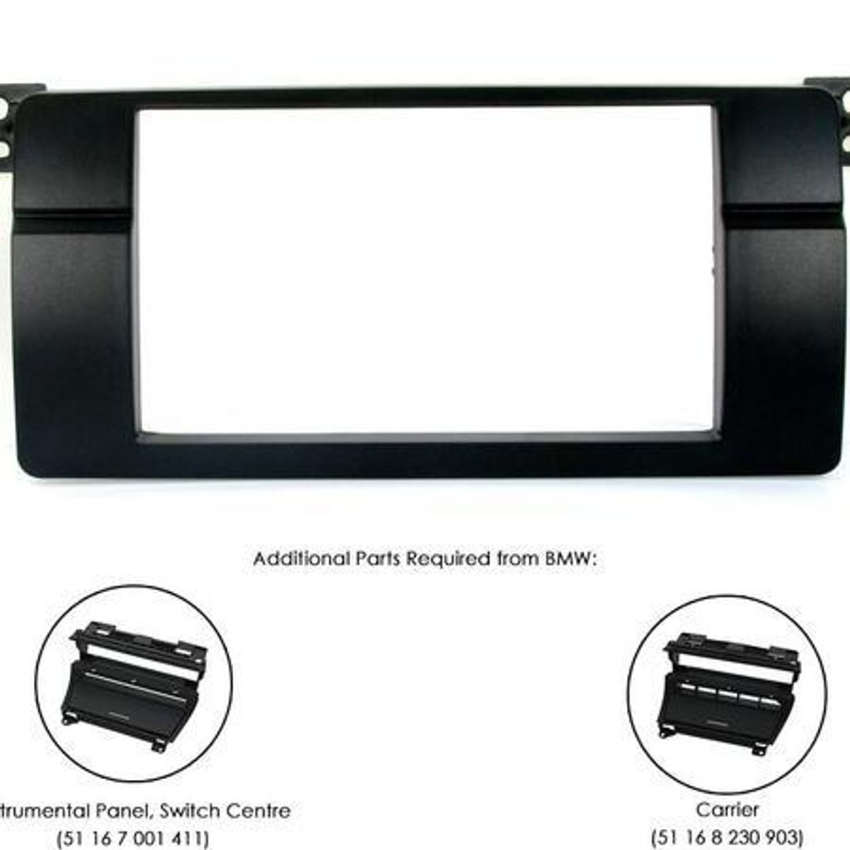 Connects2 CT23BM07 Monteringskit 2-DIN BMW 3-serie (E46) (1998 - 2004)