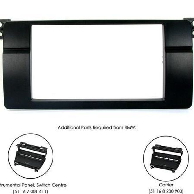 Hovedbilde Connects2 CT23BM07 monteringskit 2-DIN BMW 3-serie (E46) (1998–2004)