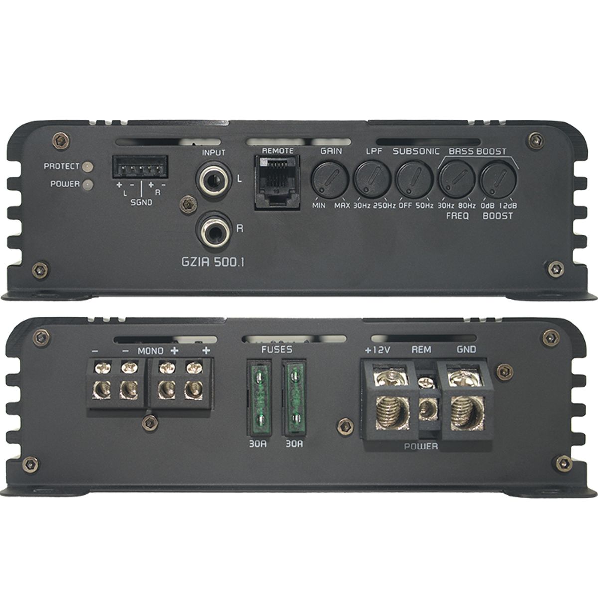 Ground Zero GZIA 500.1 580W 1 ohm Iridium mono forsterker