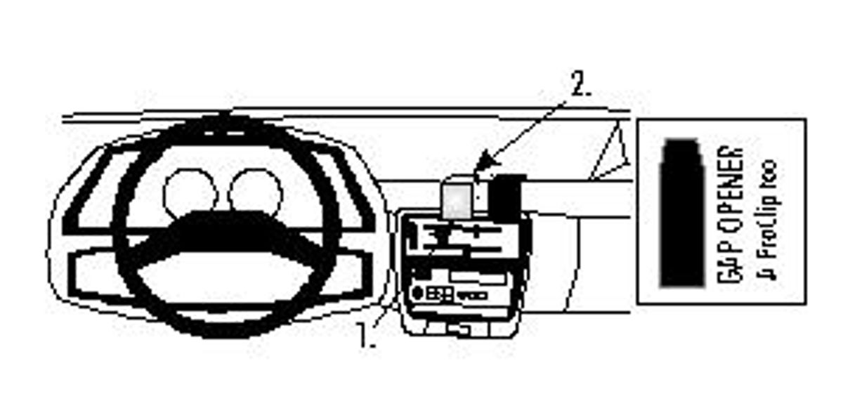 Brodit ProClip 852373 Ford F-150, F-250 1987-1991 Senter