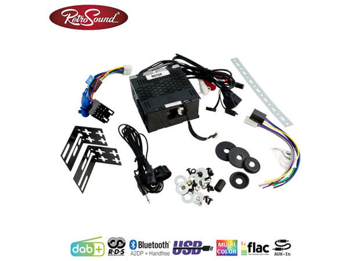 RetroSound Mustang radio DAB/AUX/BT/USB Ford Mustang 1969 - 1973