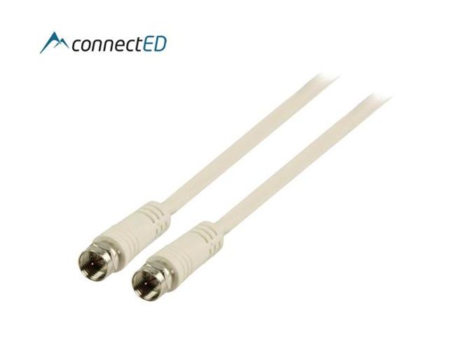 Hovedbilde ConnectED Antennekabel 10M F-kontakt (Han) -> F-kontakt (Han)