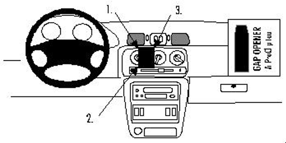 Brodit ProClip 852604 Nissan Micra 1998-2002 Senter