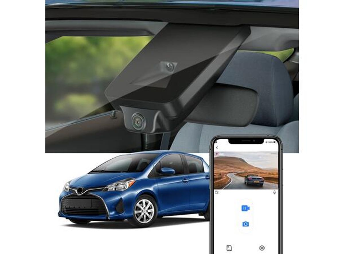 Fitcamx HD2-52060-4K-F Integrert 4K Dashcam foran Toyota Yaris 2015-2019
