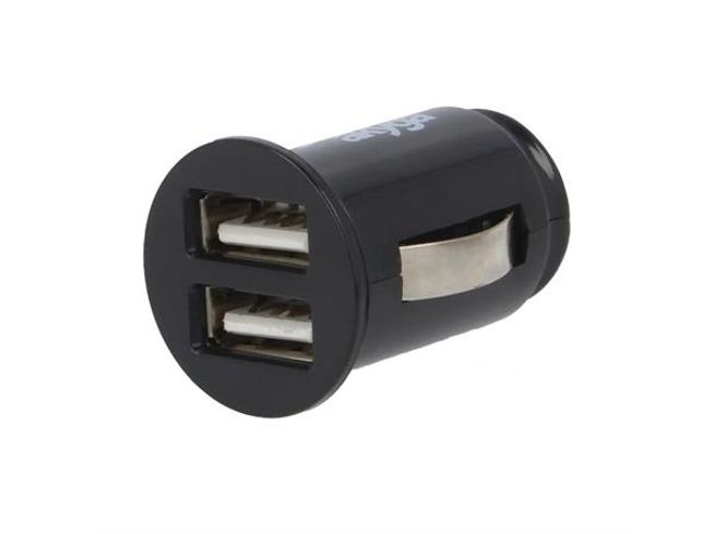 Hovedbilde ConnectED Sigarettenner til 2xUSB 12-24V, 2 x 2.1A