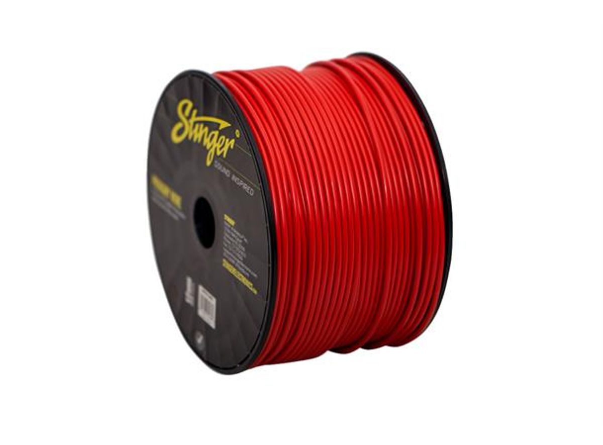 Stinger SPW312RD strømkabel 4mm Rød (lm)