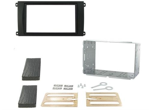 ConnectED Premium monteringskit 2-DIN Cayenne (2003 - 2010) Sort