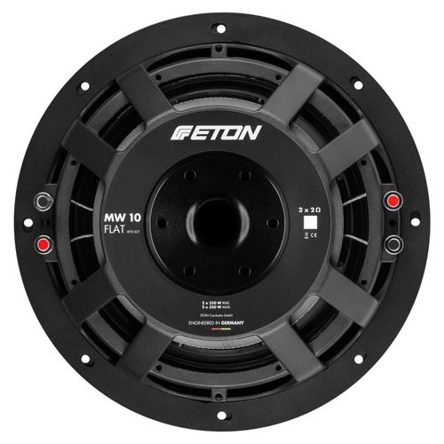 Eton MW10 FLAT 10” flat subwoofer 2x2 Ohm 500W RMS