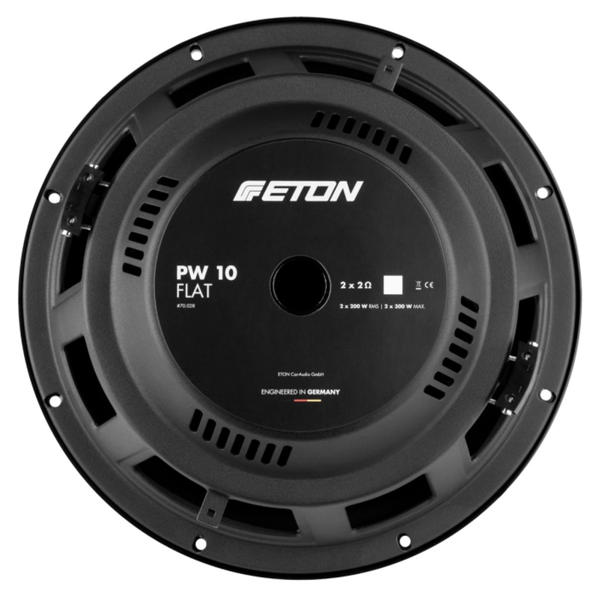 Eton PW10 FLAT 10” flat subwoofer 2x2 Ohm 400W RMS
