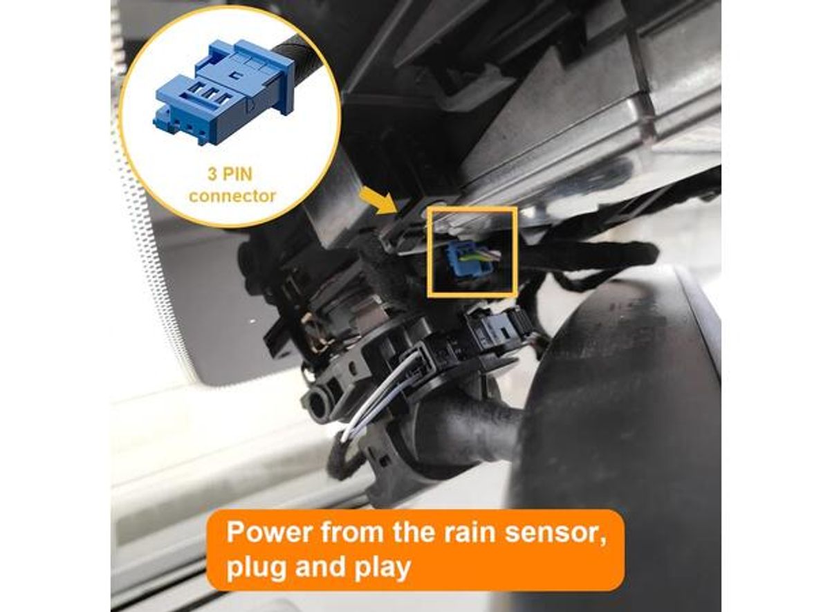 FitDVR D3-037 Dashcam Power Adapter PSA 3-pin