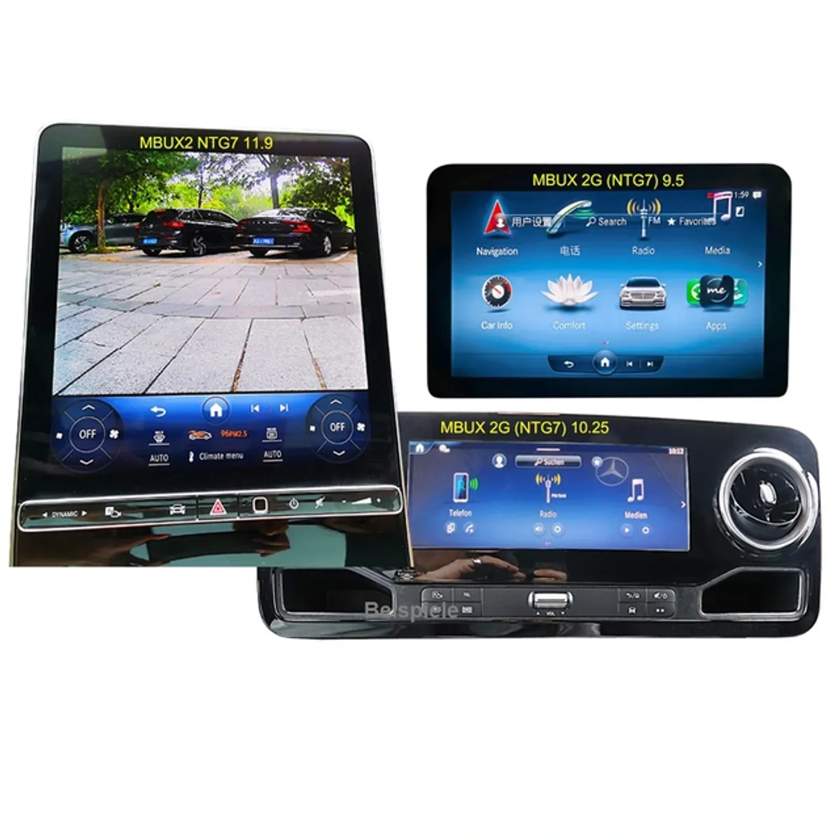 Navlinkz HDA-MBN7 ryggekameraadapter AHD/CVBS Mercedes NTG7