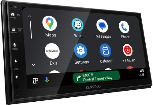Kenwood DMX5023DABS 2-DIN mediaspiller med DAB+, Bluetooth, Apple CarPlay og Android Auto