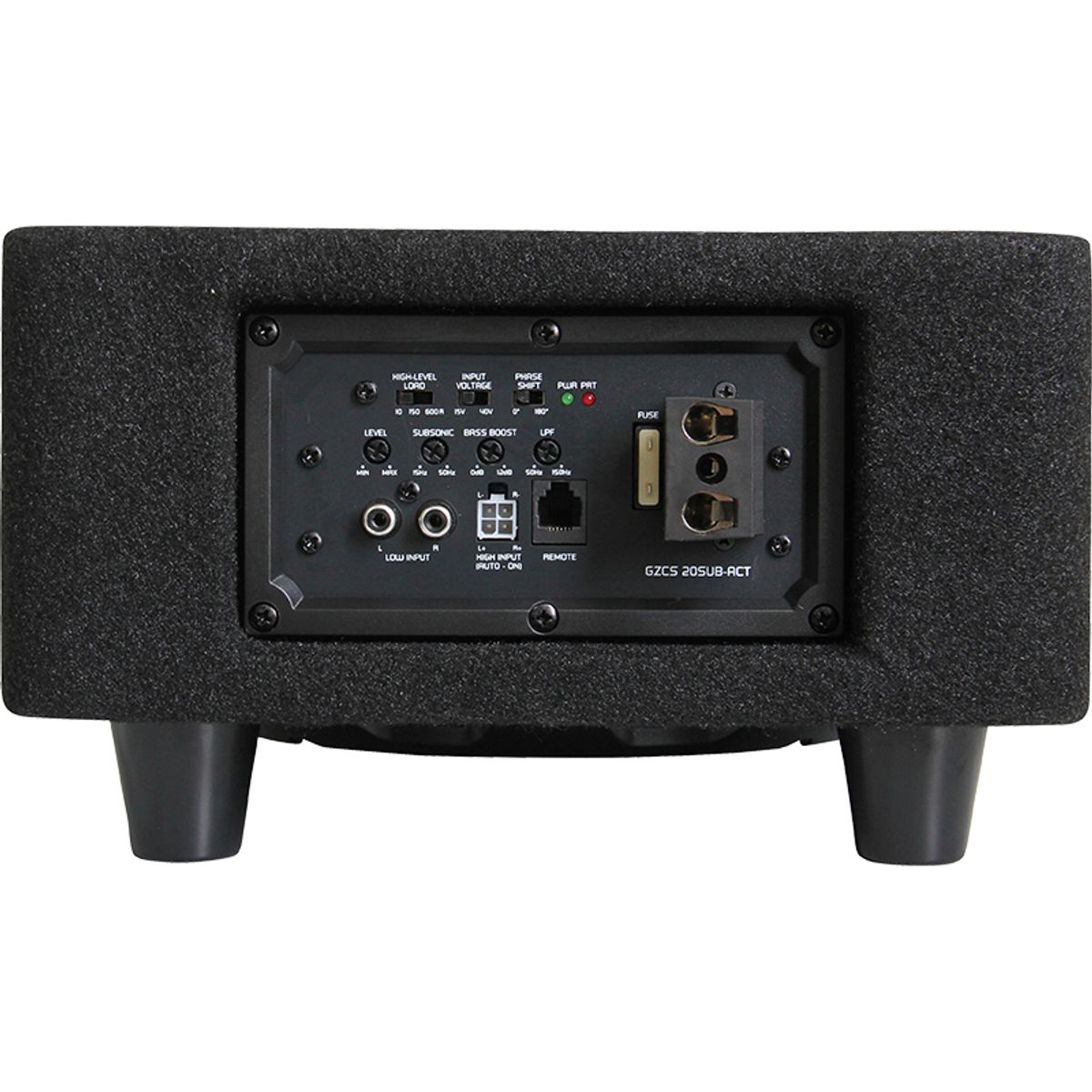 Ground Zero GZCS 20SUB-ACT Aktiv basskasse 8” 250W RMS – Car Specific