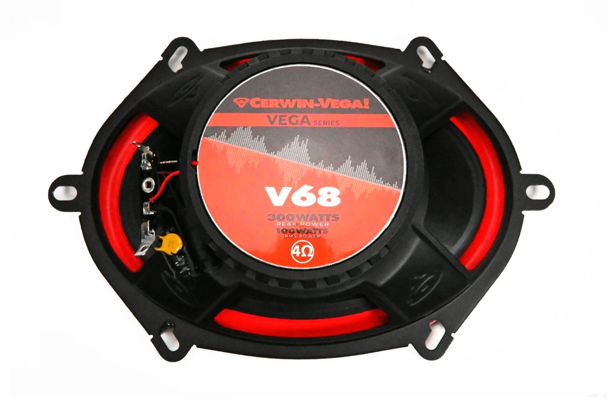 Cerwin Vega V68 6×8” Vega 2025 Edition Coax Høyttalere 4 Ohm 100W RMS