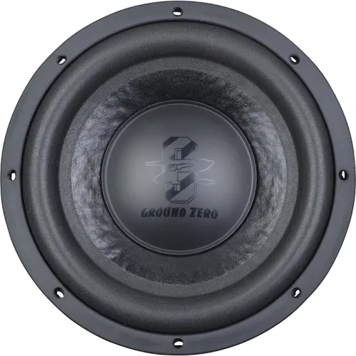 Ground Zero GZUW 10SQ-D2 10” Uranium Subwoofer 2x2 Ohm 450W RMS